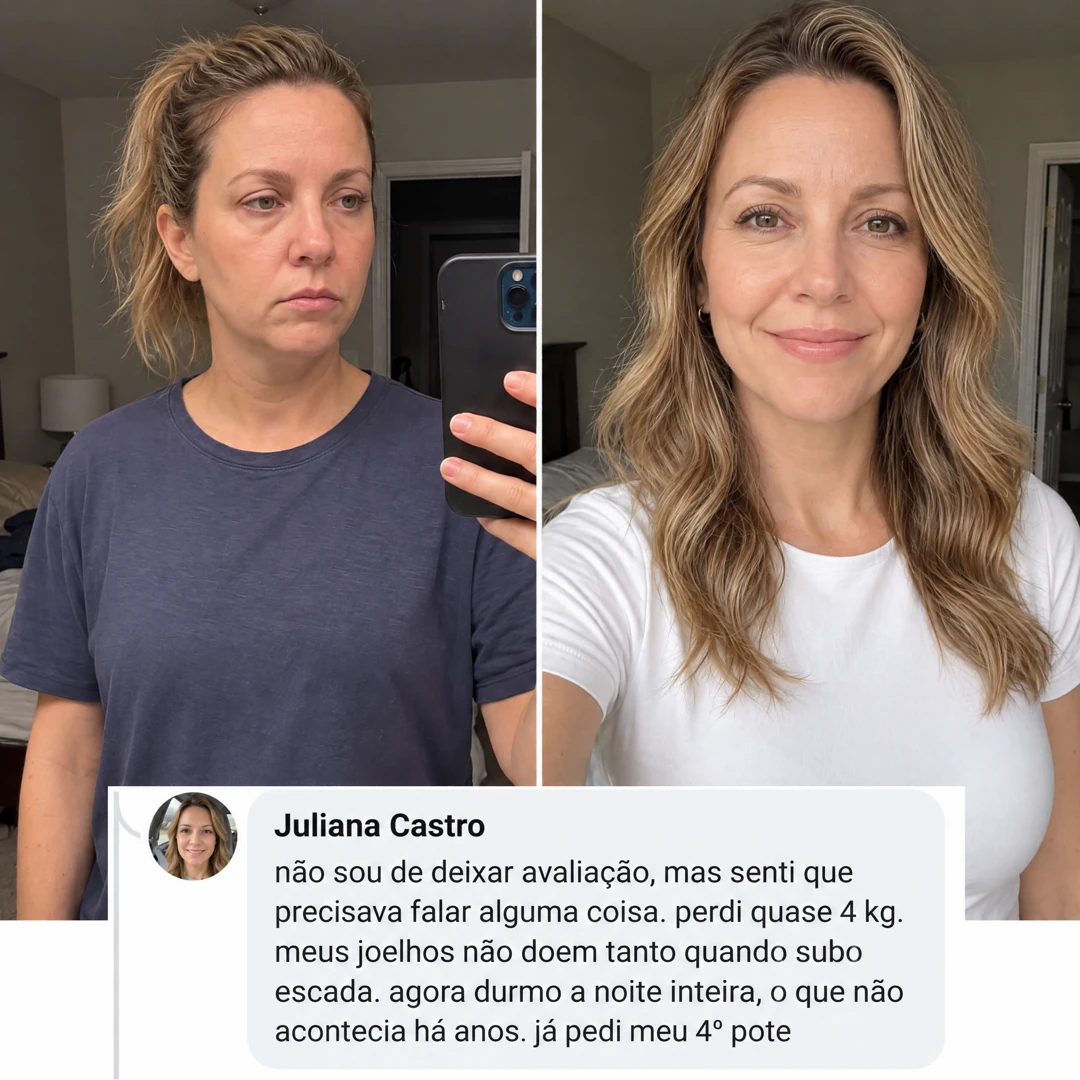 Antes e depois de uma cliente