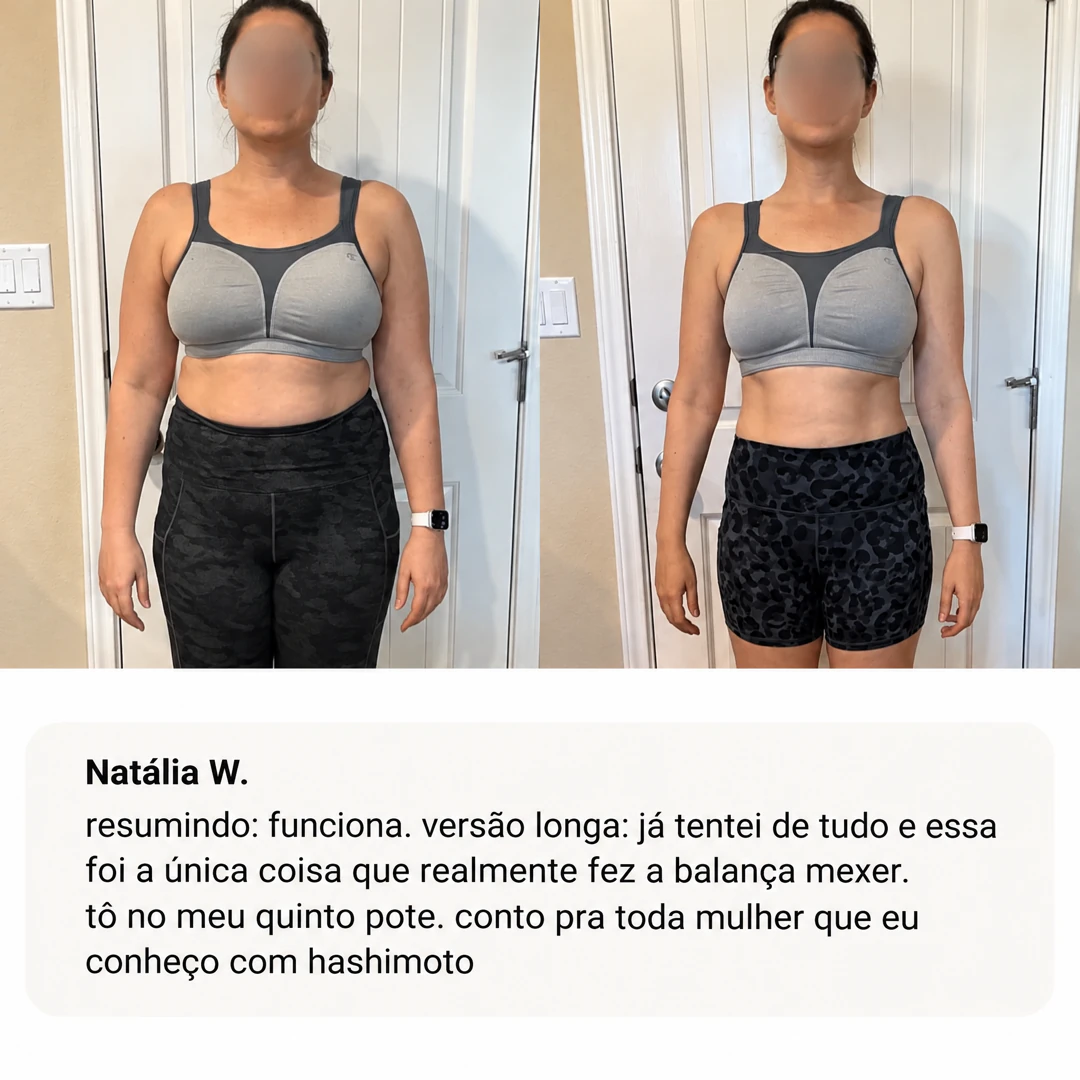 Antes e depois de uma cliente