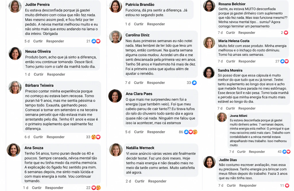 Comentários de clientes reais